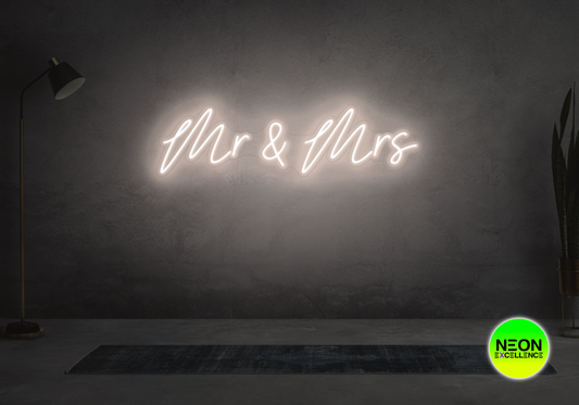 Mr & Mrs LED Neon Sign