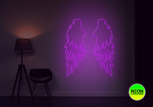 Angel Wings LED Neon Sign - Neon Excellence