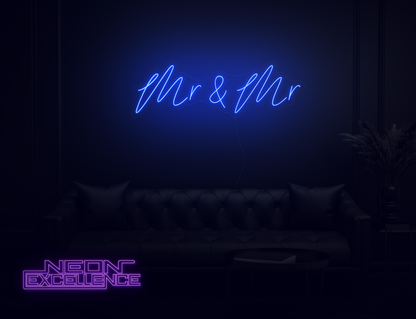 Mr & Mr LED Neon Sign