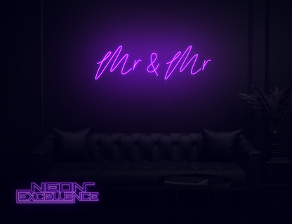 Mr & Mr LED Neon Sign