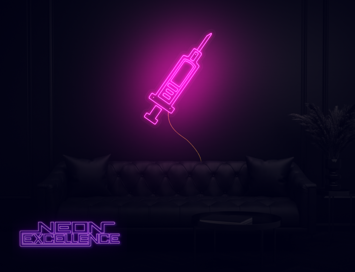 Syringe LED Neon Sign