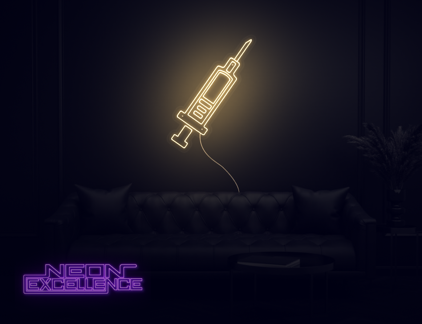 Syringe LED Neon Sign
